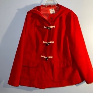 Old navy red peacoat plus size xxl